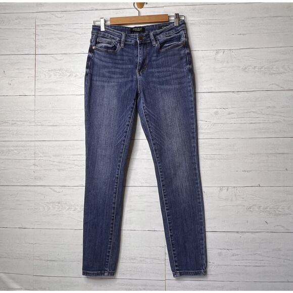 Judy Blue Jeans Womens Size 30 Blue Skinny Fit Cotton Blend Stretch Everyday - Picture 1 of 16